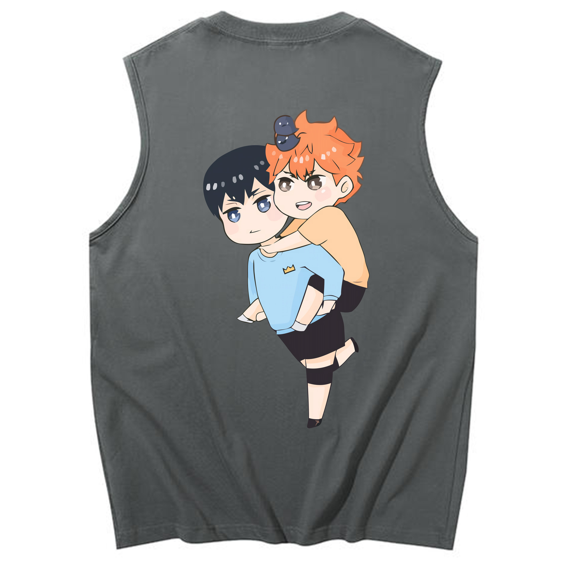 （画像用） ハイキュー!! Haikyu!! コットン100％タンクトップ（背面プリント）